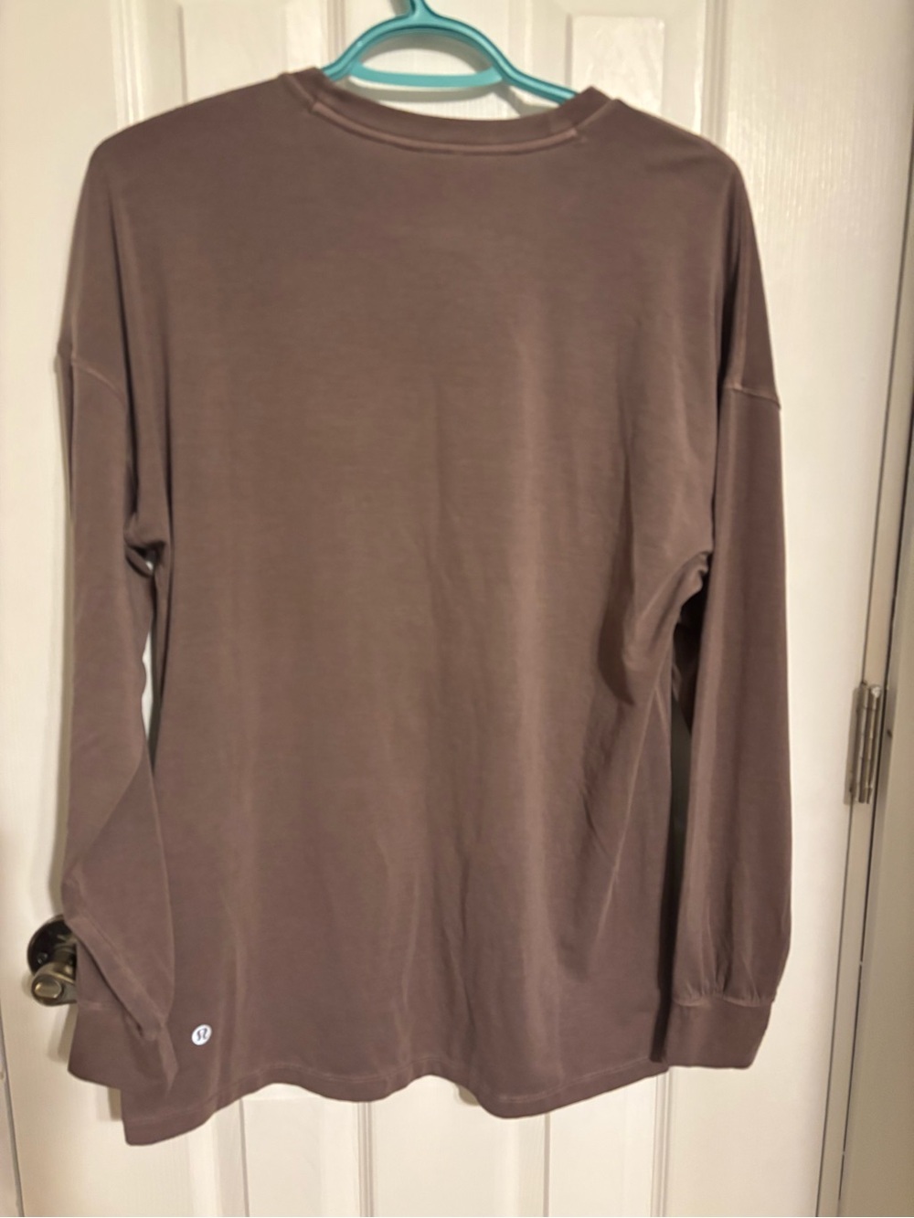 Women's Easy Set Relaxed Long Sleeve Crewneck Shirt - Picture 2 of 4